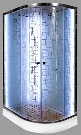 DTO (Deto) Душевая кабина ЕМ1511 N (без крыши) L LED – фотография-7